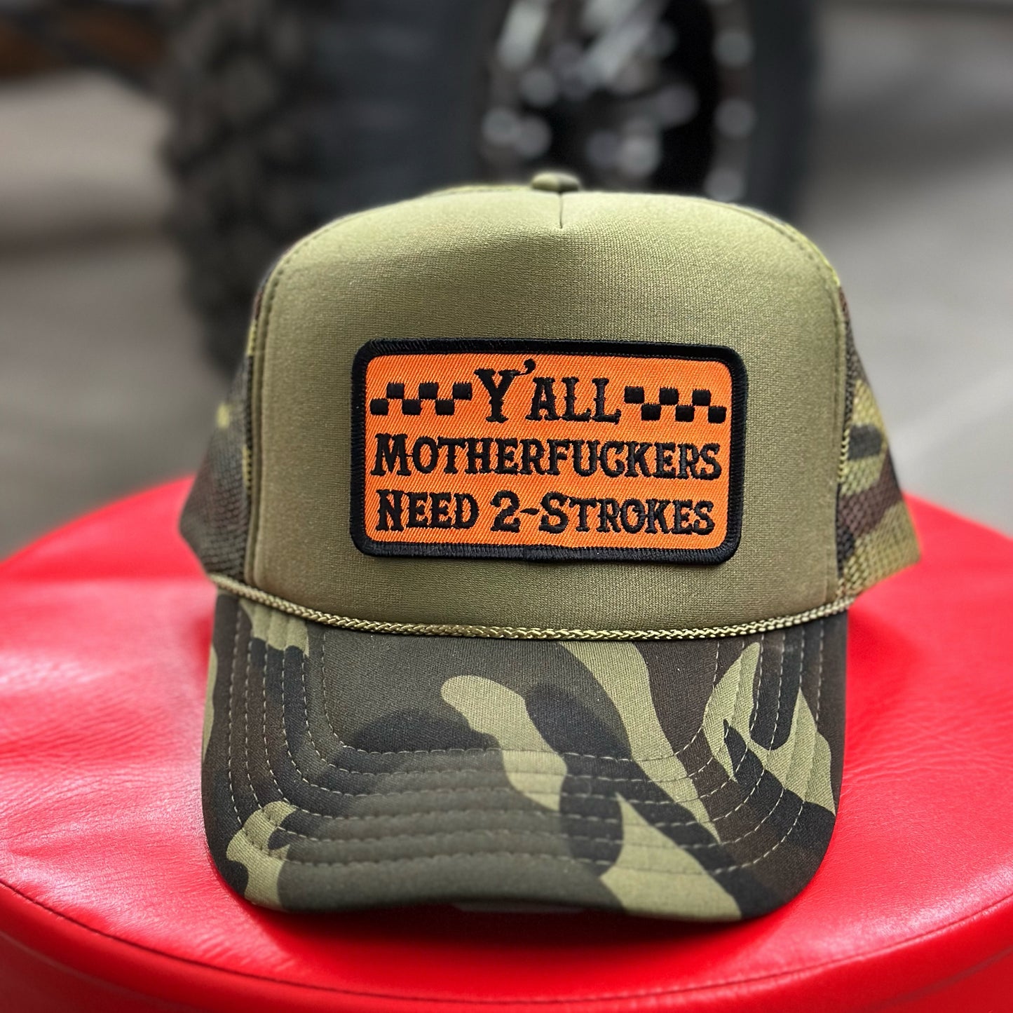 Y'all MF'ers 2 Stroke Trucker Hat