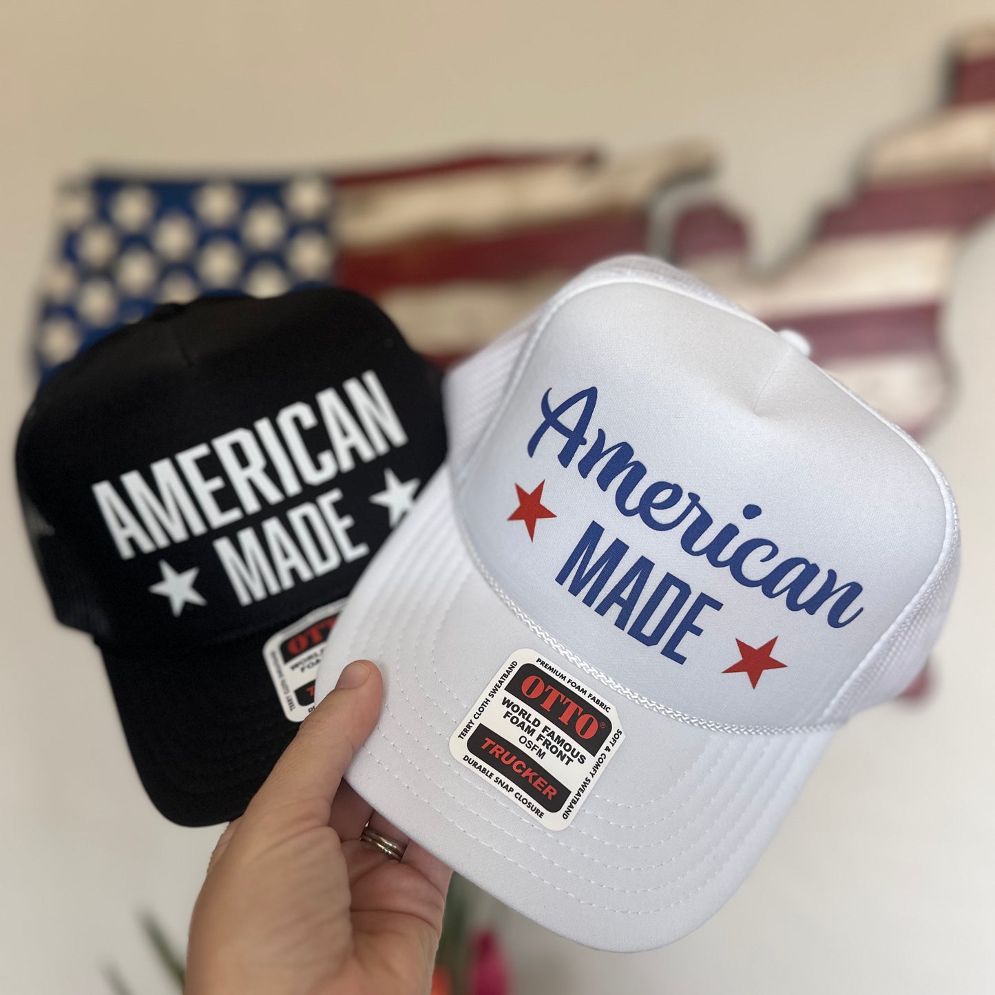AMERICAN MADE TRUCKER HAT