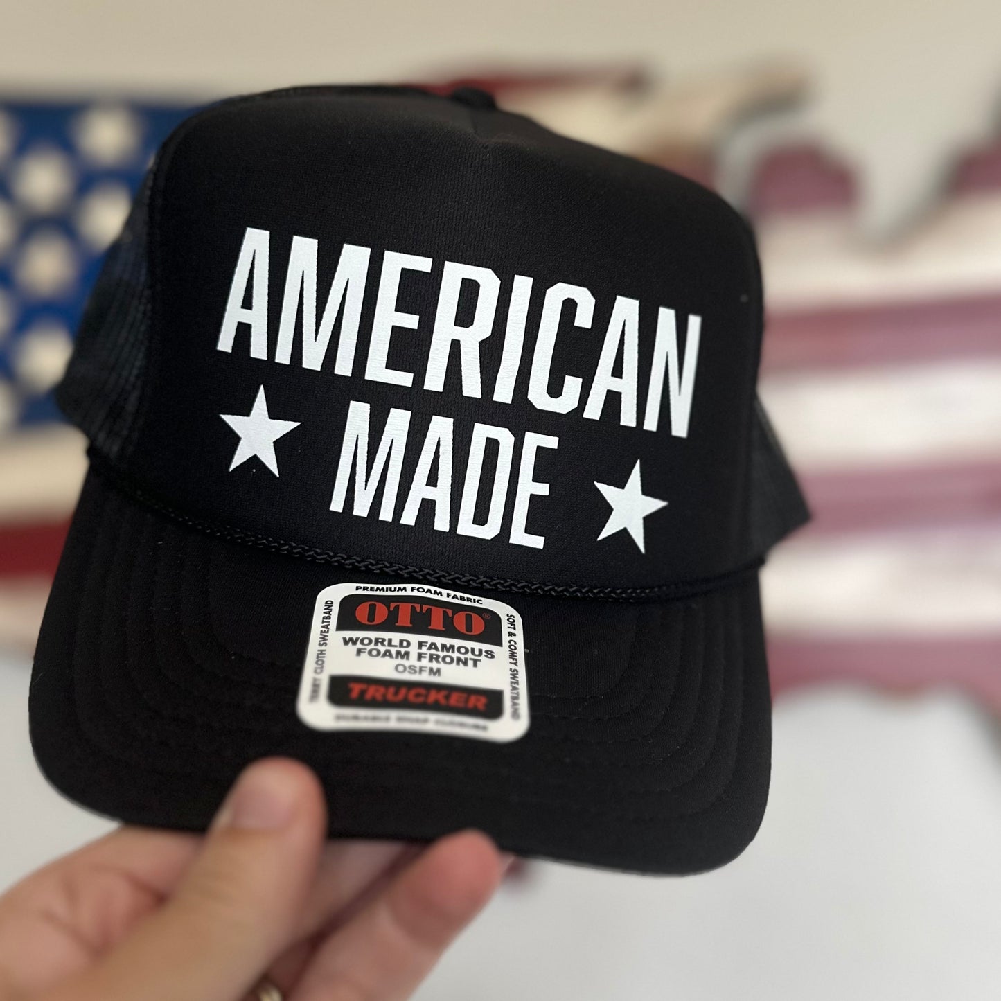 AMERICAN MADE TRUCKER HAT