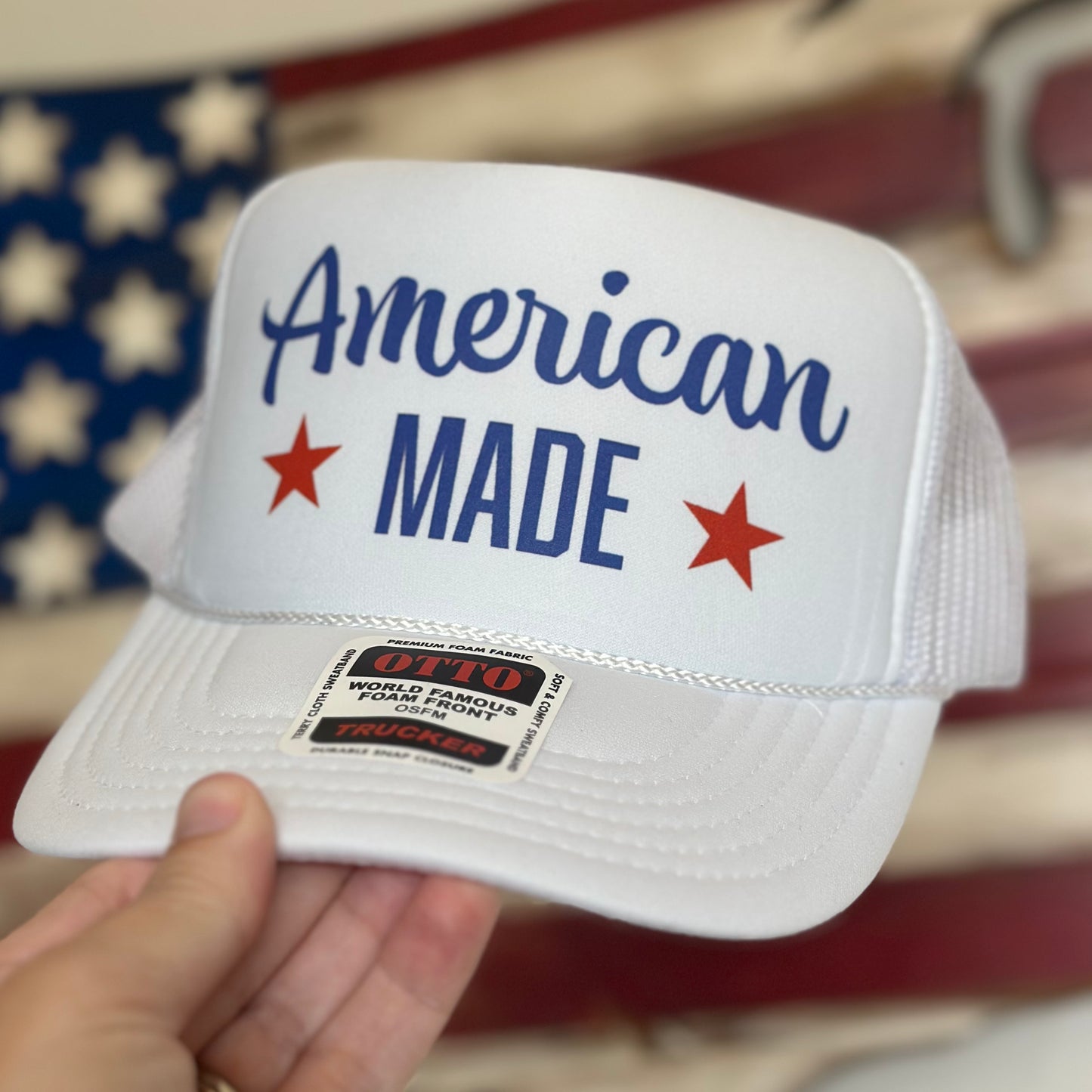 AMERICAN MADE TRUCKER HAT
