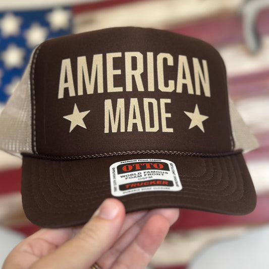 AMERICAN MADE TRUCKER HAT