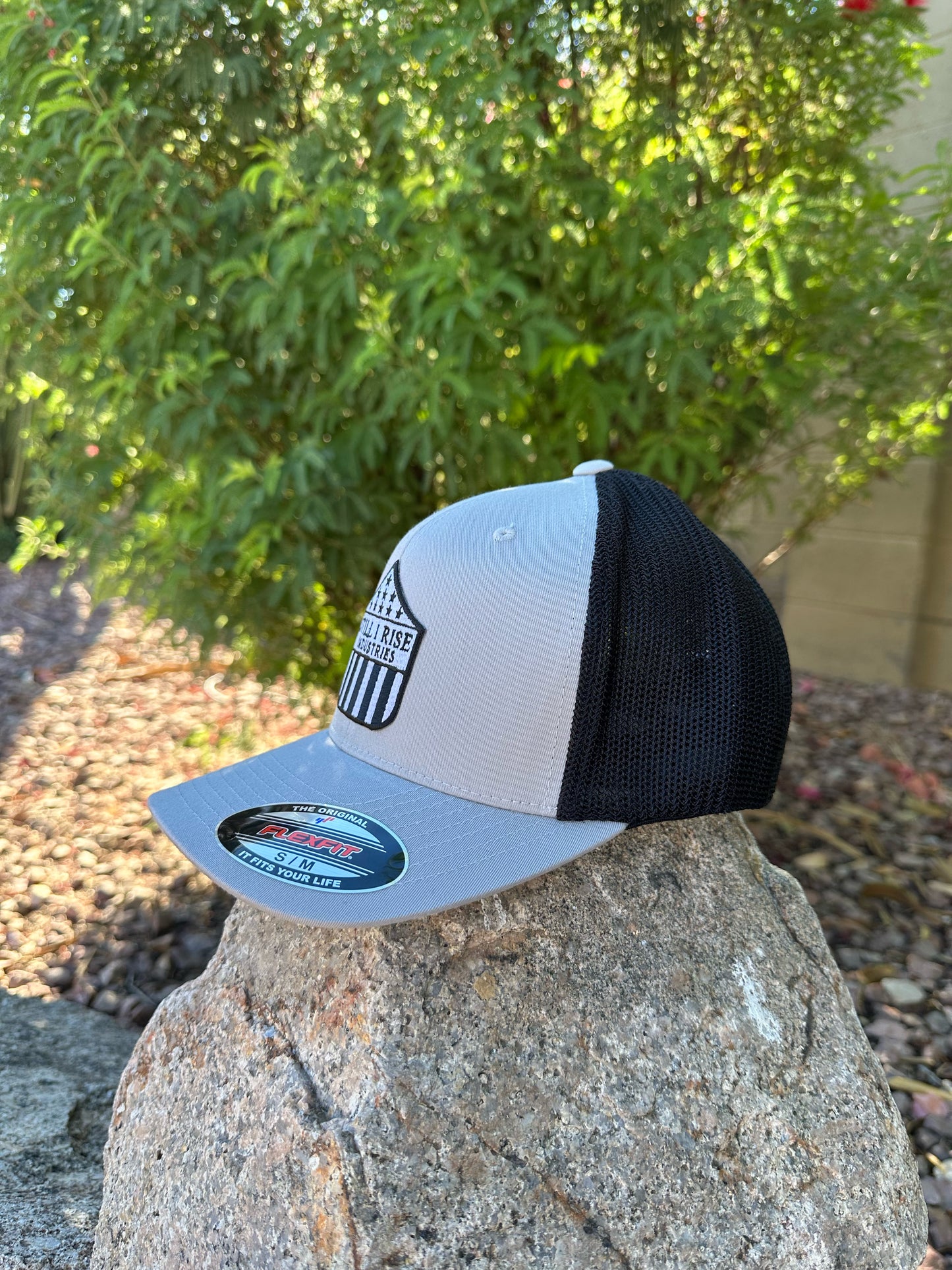 FlexFit- Gray Shield Hat