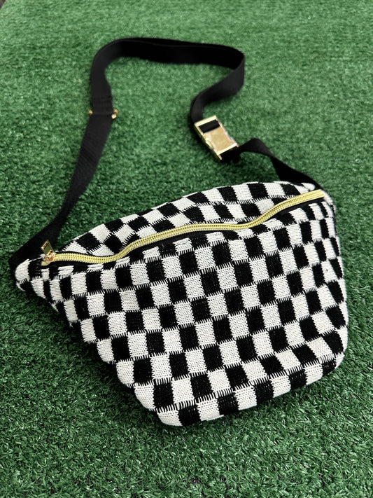 SIERRA CHECKERED BELT BAG