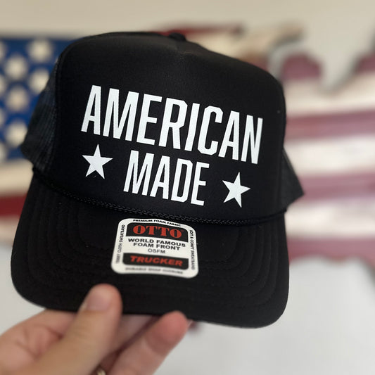 AMERICAN MADE TRUCKER HAT
