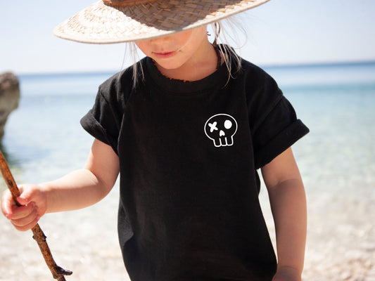 Youth Hand Drawn Skull Unisex T