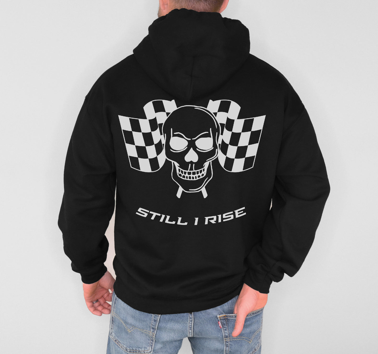 Checkered Flag Skull Hoodie