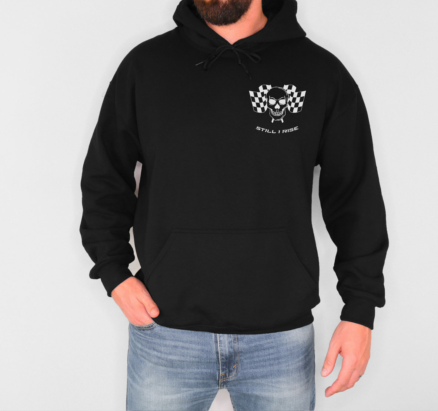 Checkered Flag Skull Hoodie