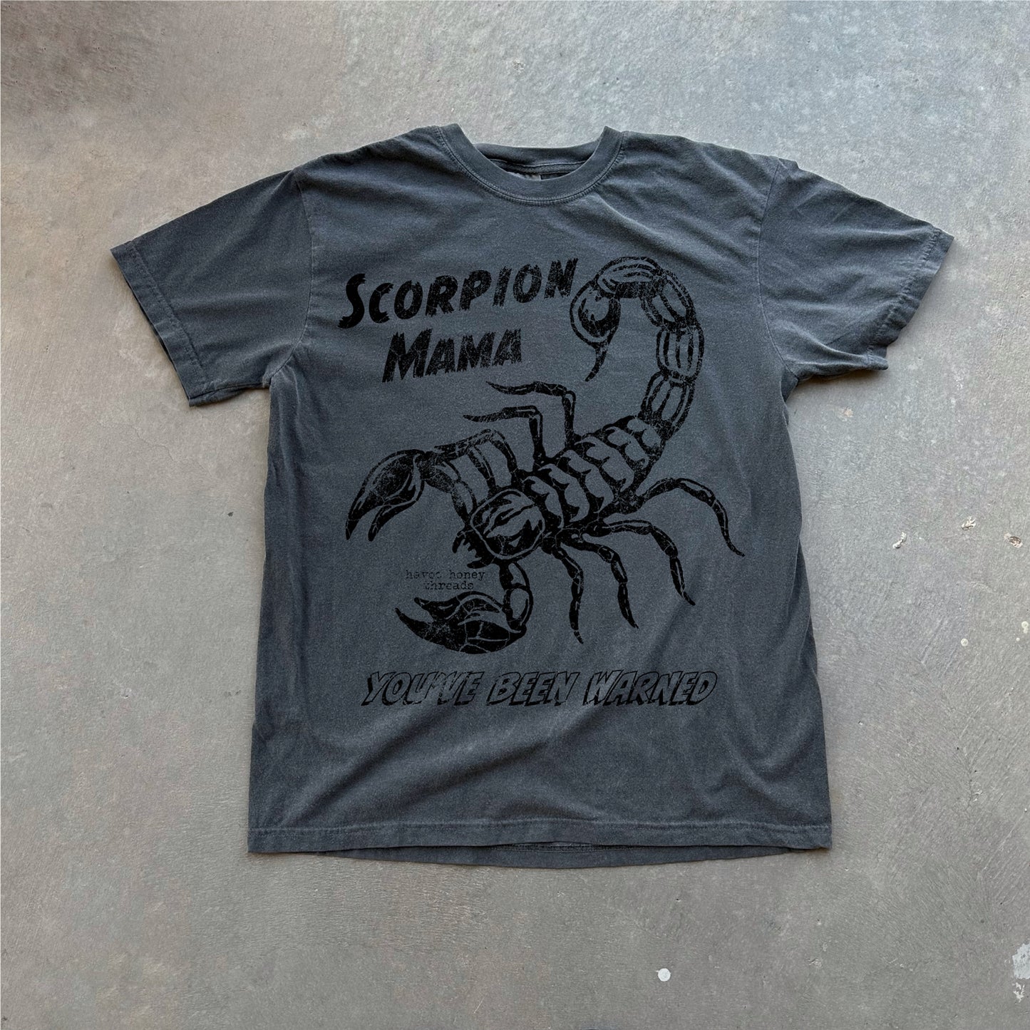 scorpion mama and scorpion queen graphic tees